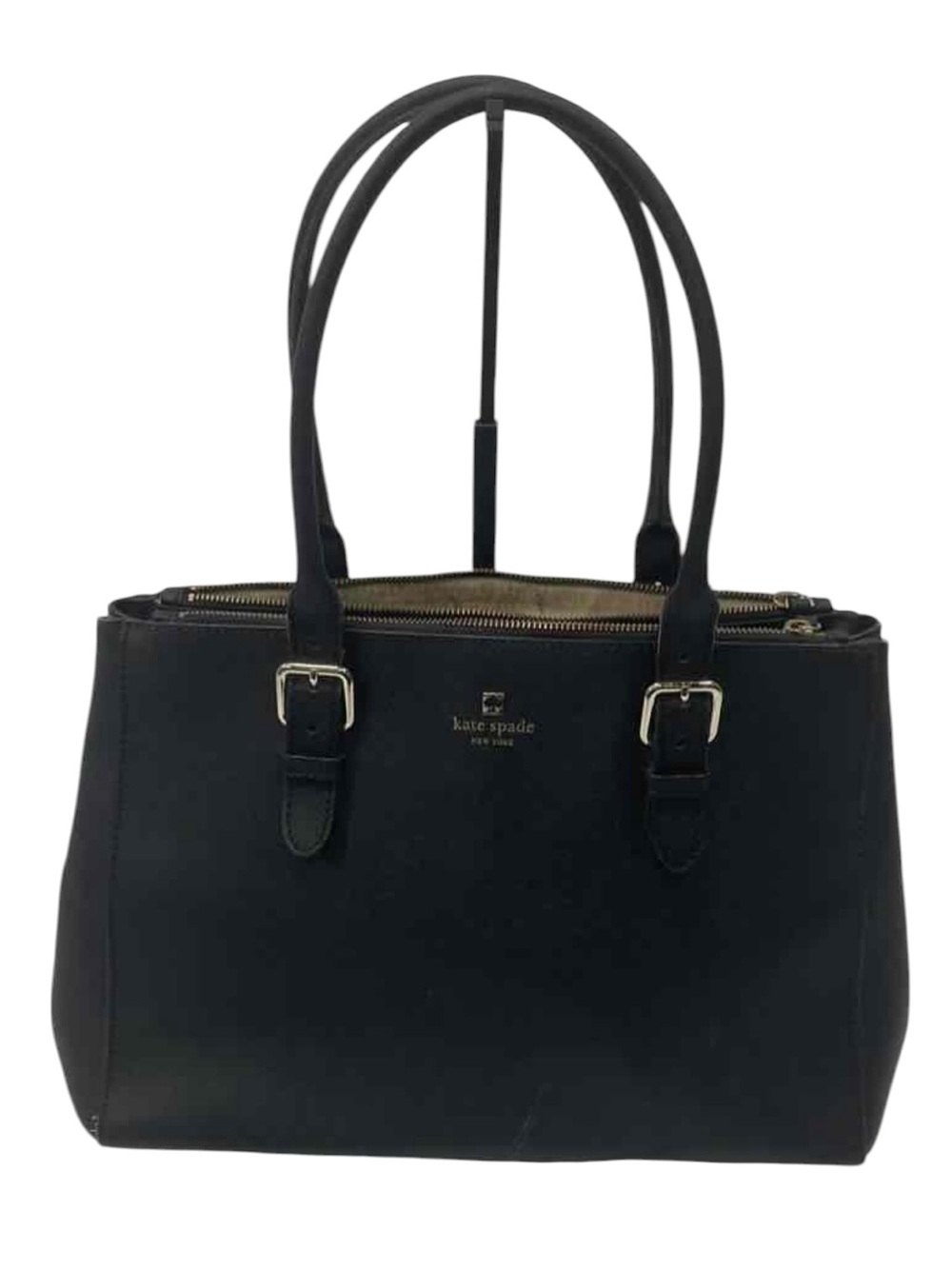 4548 Kate Spade Black Leather Tote Bag